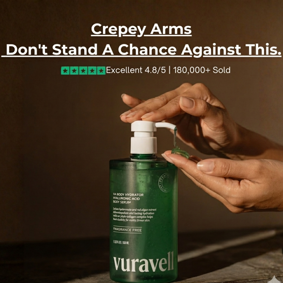 HA Hydrating Body Serum - Crepey Arms Formula